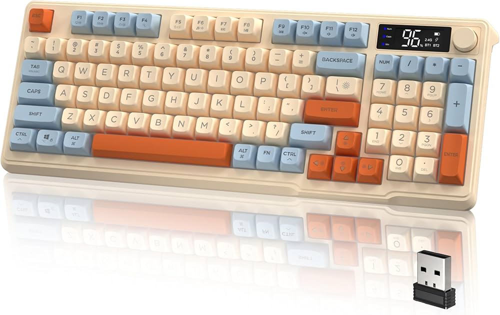 Amazon | ATTACK SHARK x FREE WOLF M96 ゲーミングキーボード