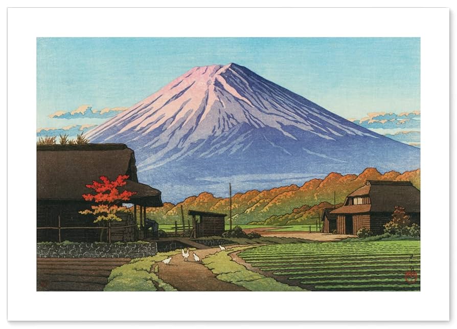 五十畑 勝吉 (半原の風景画 貯水池）｜
