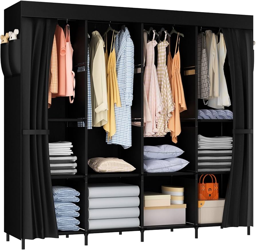 Amazon.com: LOFEME Portable Closet, Wardrobe Closets Organizer