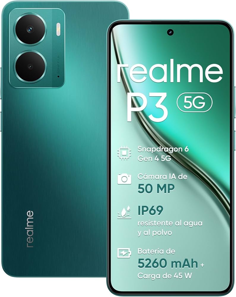 高性能 realme P3 5G グリーン 12GB/256GB 日本語対応 realme P3 Pro
