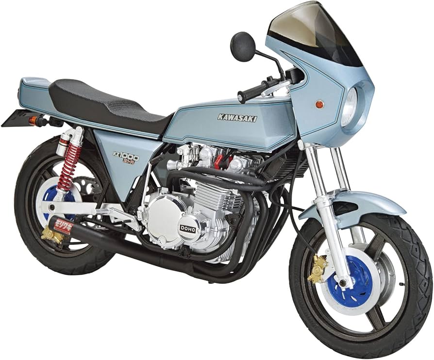 Amazon.com: Aoshima Kawasaki KZT00D Z1-R '77 with Custom Parts 1