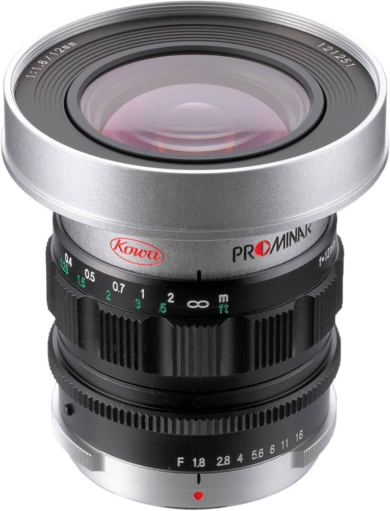 Amazon.co.jp: Kowa 単焦点レンズ PROMINAR 12mm F1.8 シルバー