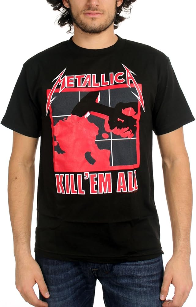 Amazon.com: Metallica - Kill Em All Mens S/S T-Shirt In Black