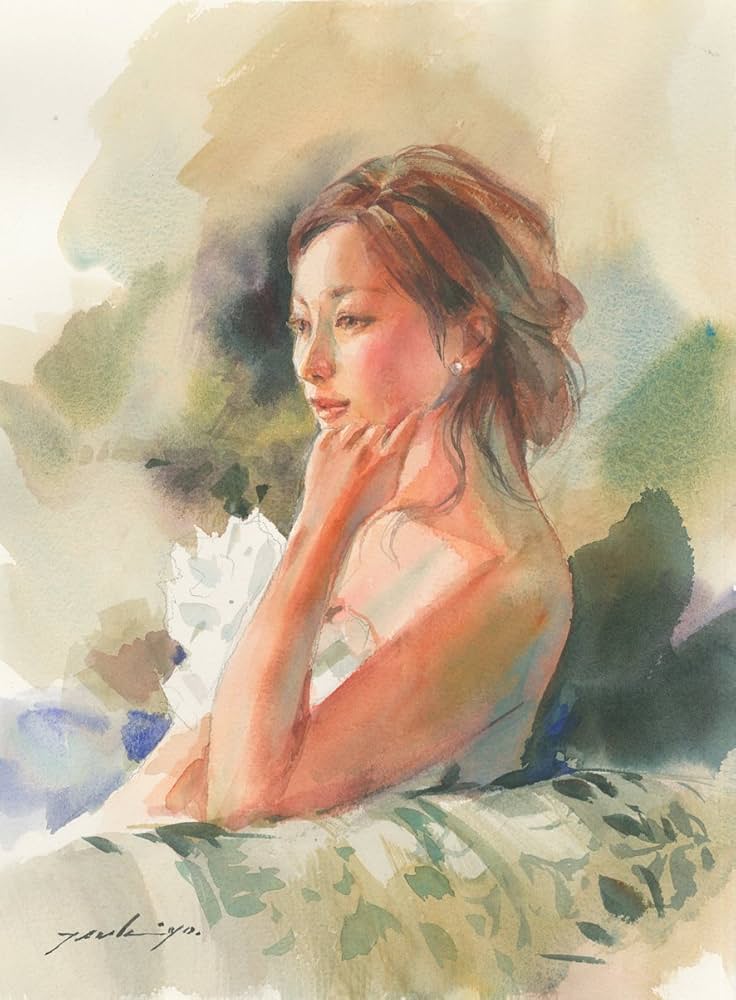 小野月世の水彩画 人物レッスン (覚えておきたい21の大切なこと