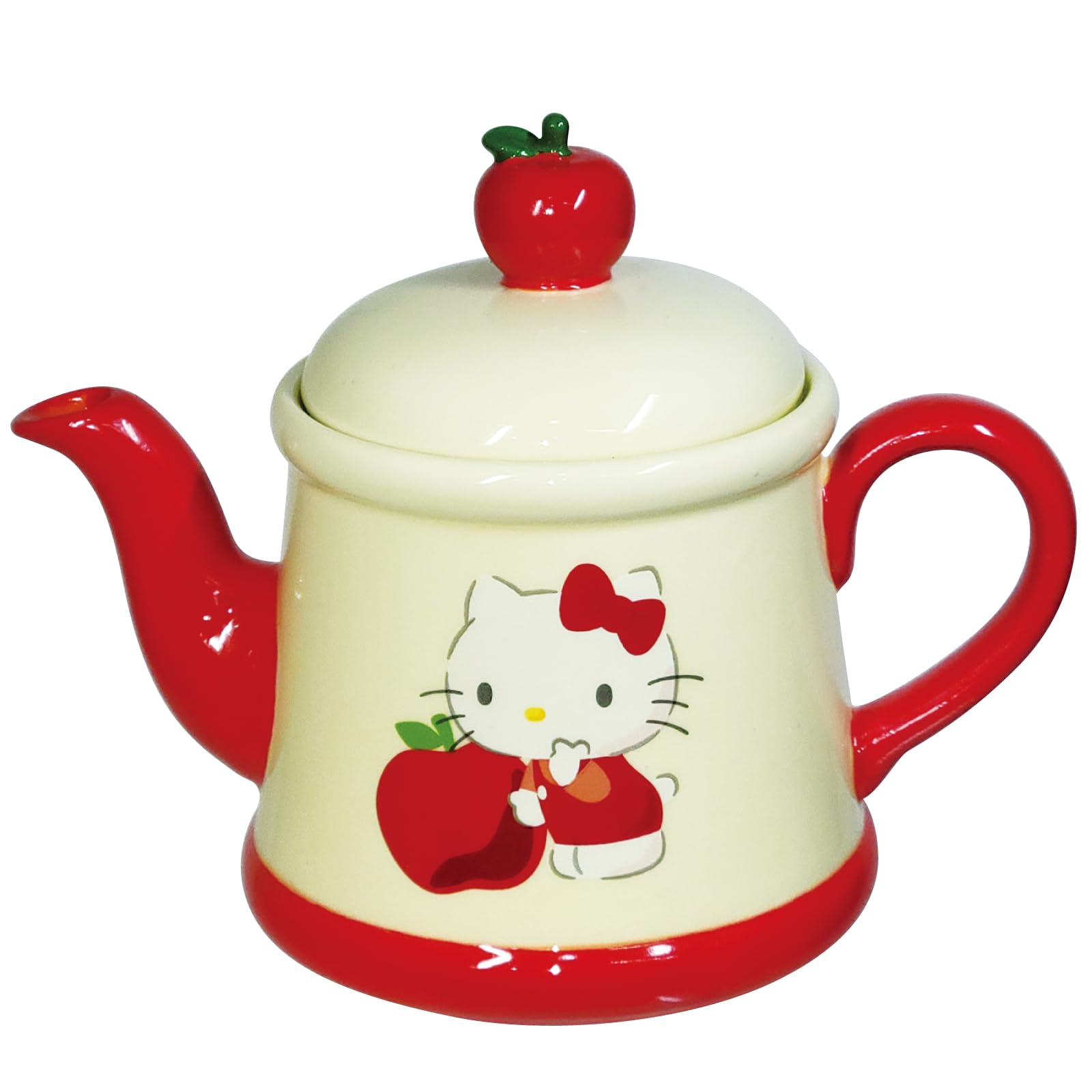 Amazon｜サンリオ (SANRIO) ハローキティ ティーポット リンゴ