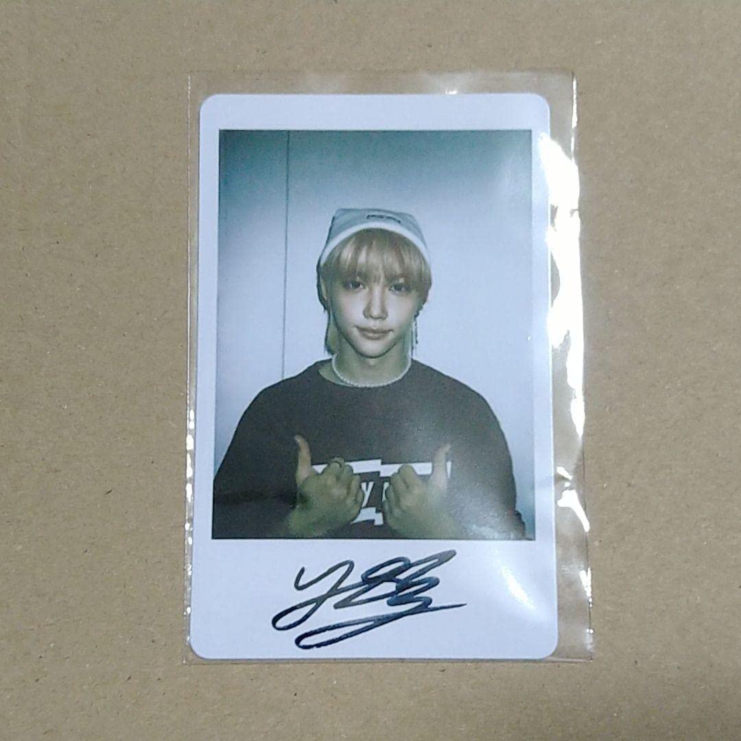 straykids チャンビン ビニ 直筆サイン チェキ 未公開 ポラロイド
