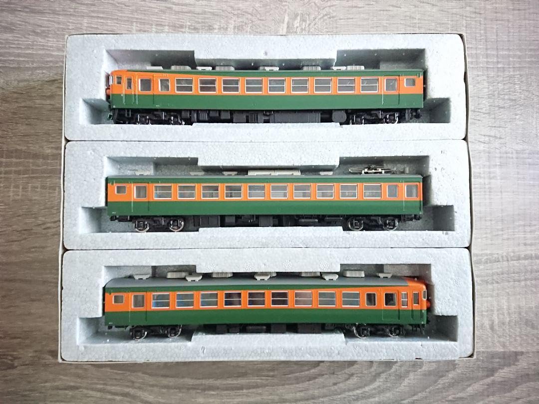 KATO165系 急行形電車 3両セット【3-505】HOゲージM付