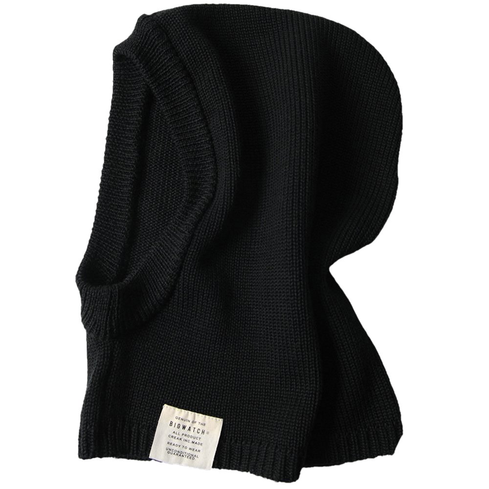 美品 YOKE 23AW 近年モデル ニット バラクラバ ビッグフード ブラック