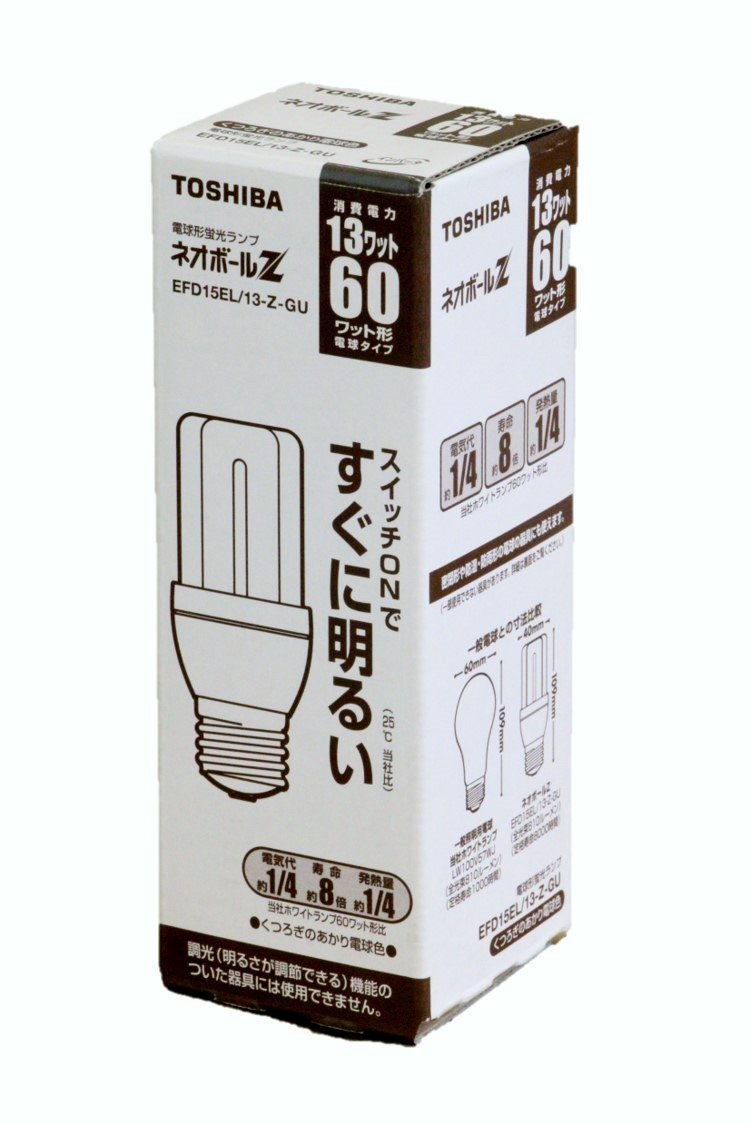 東芝 ネオボールZ60W EFD15EL 13-Z-2 P（2個入）×3箱 東芝 ネオボール