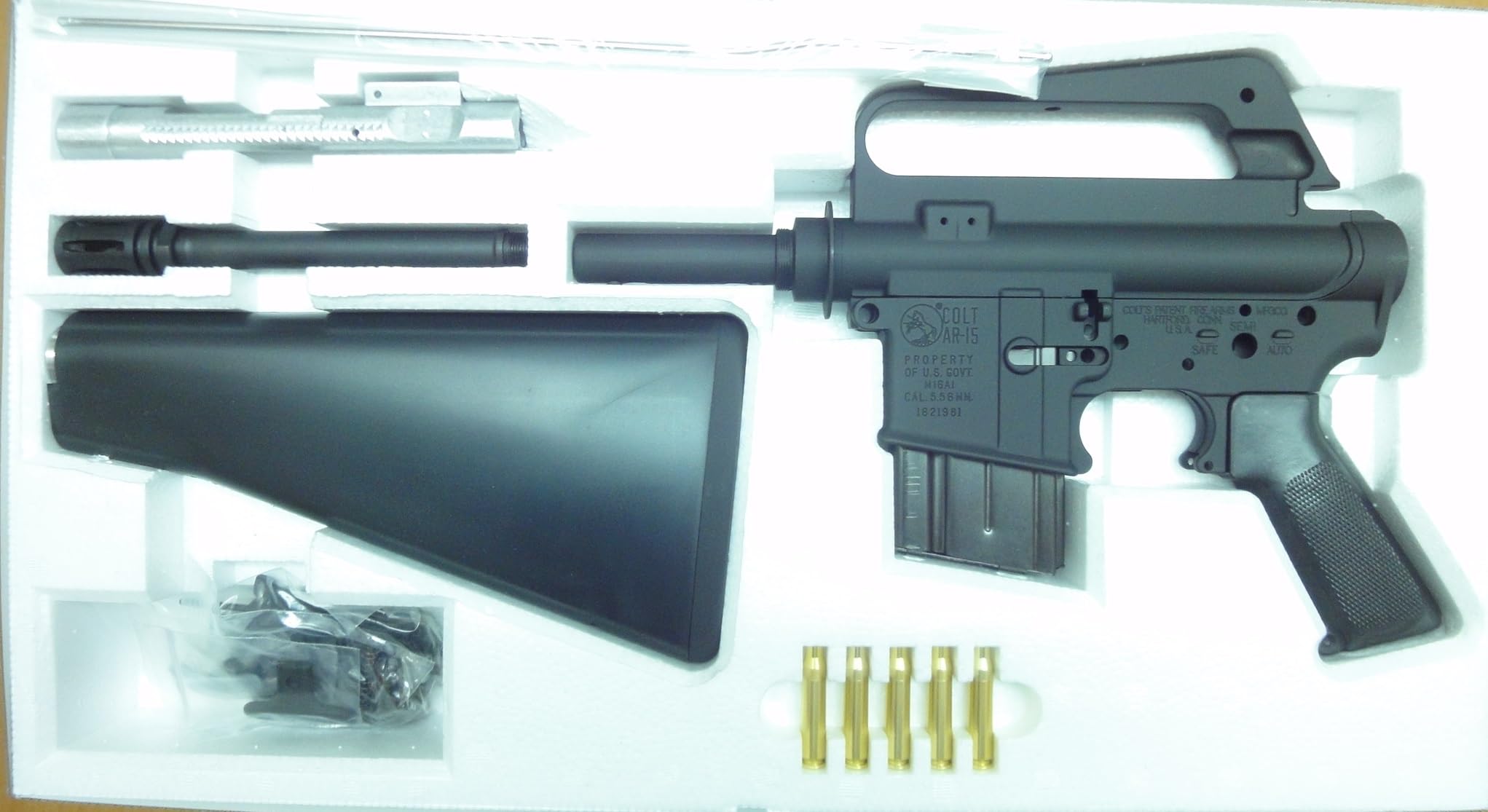 マルシン コルト M16A1 モデルガン 完成品 2025年版 モデルガン組立