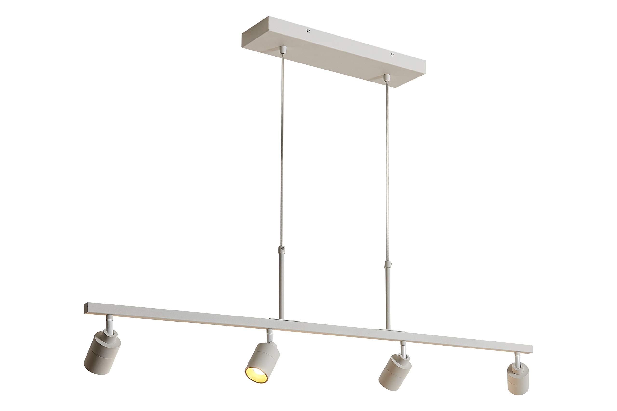 VidaLite Shura - 4-Light White Integrated LED Track Light Pendant