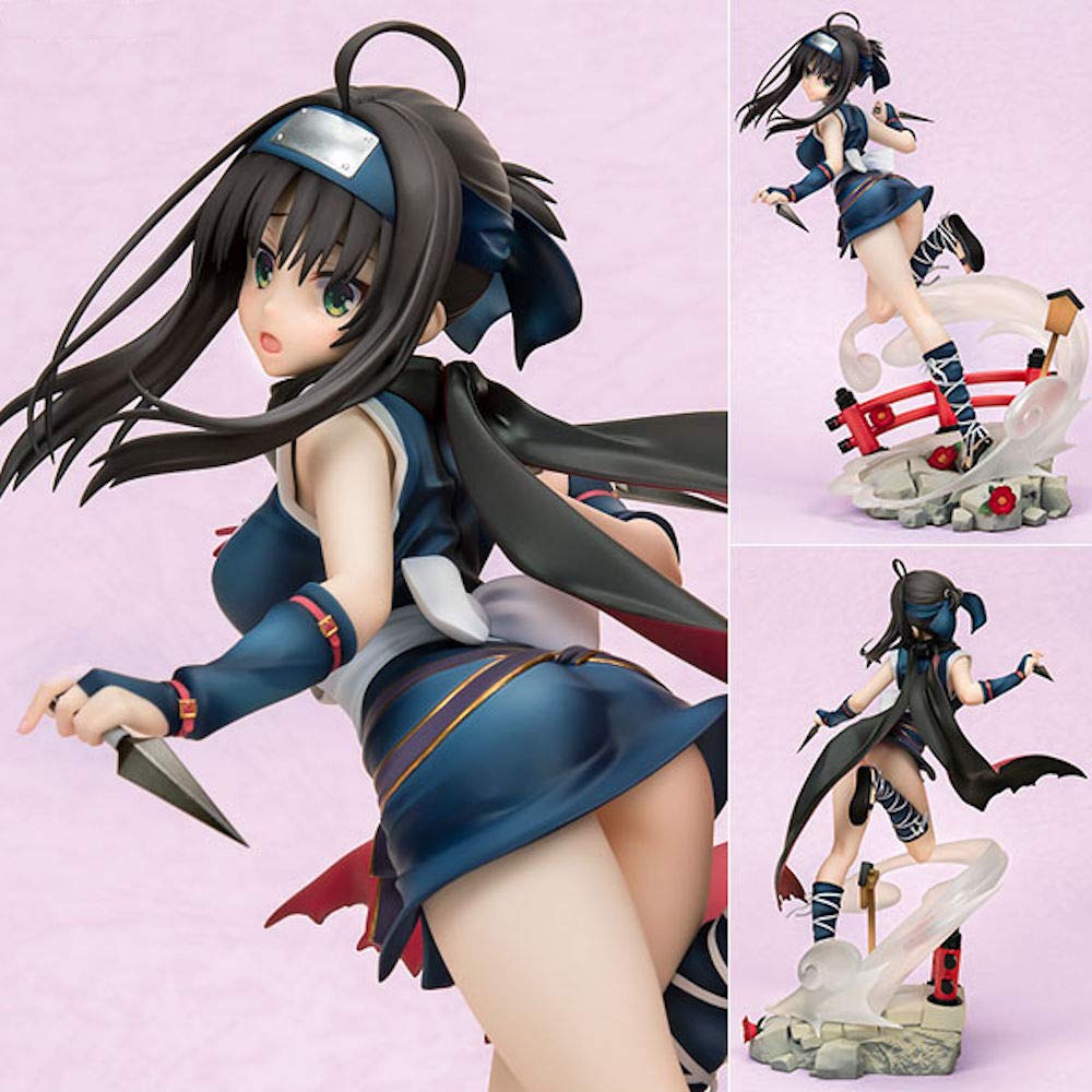 千恋*万花 常陸茉子 1/3.5完成品フィギュア あみあみ限定版 特典缶