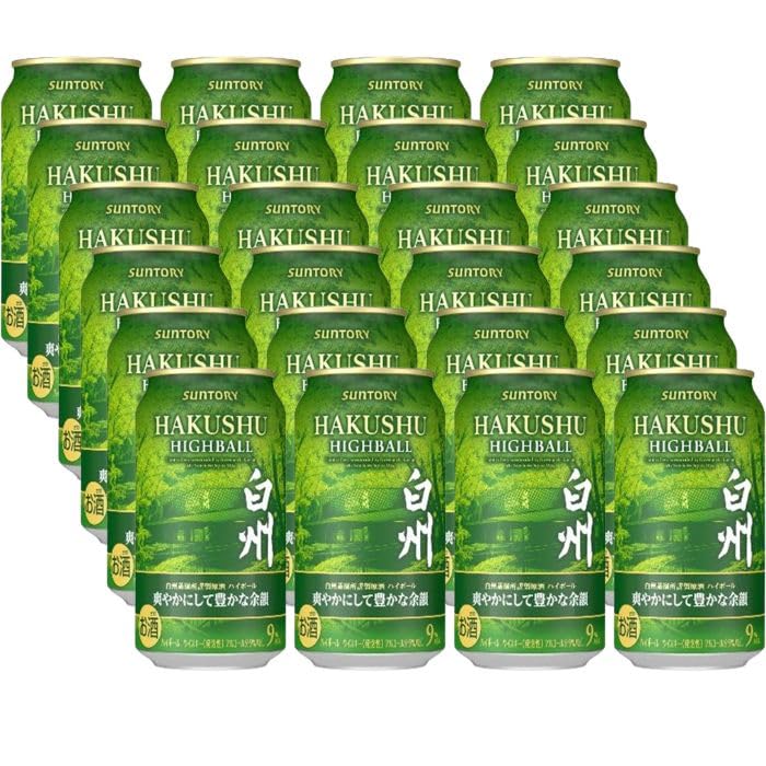 新品・未開封】 白州ハイボール缶 350ml × 24本（1ケース） 新品・未開封】