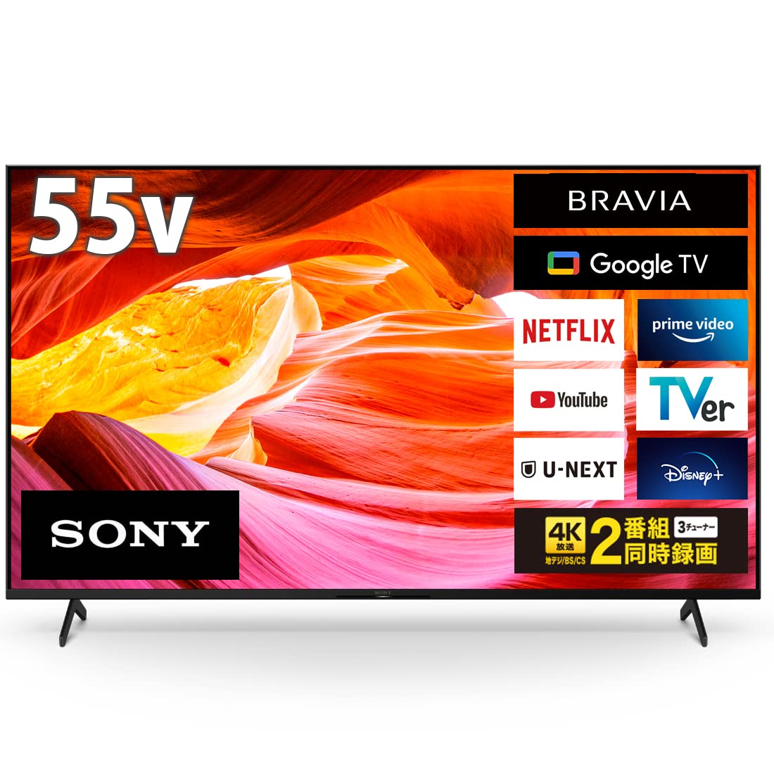 Amazon.co.jp: ソニー 55V型 4K X80WKシリーズ 液晶 テレビ ブラビア