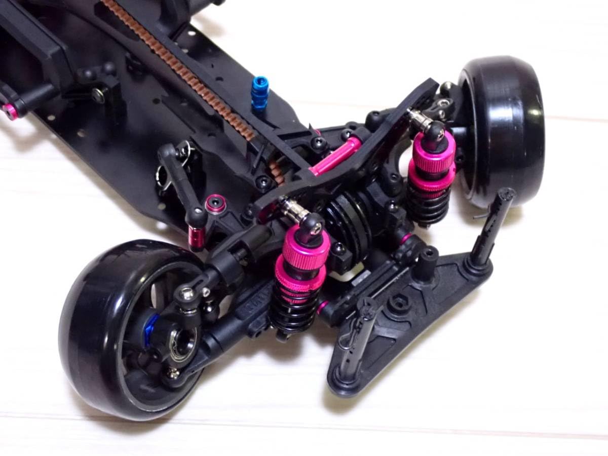 サクラ sakura d4 シャーシ、サーボ付1⁄10 rc ラジドリ サクラD4 RWD