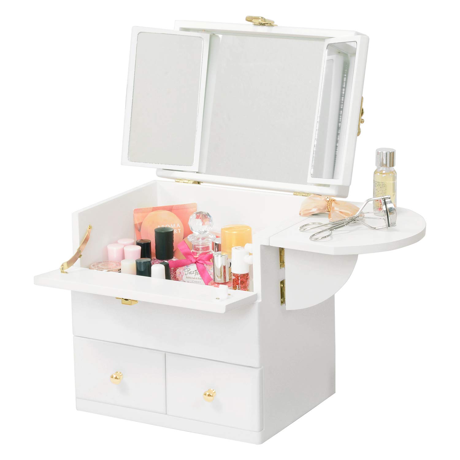 Amazon.co.jp: 萩原 メイクボックス コスメボックス コスメ 化粧品