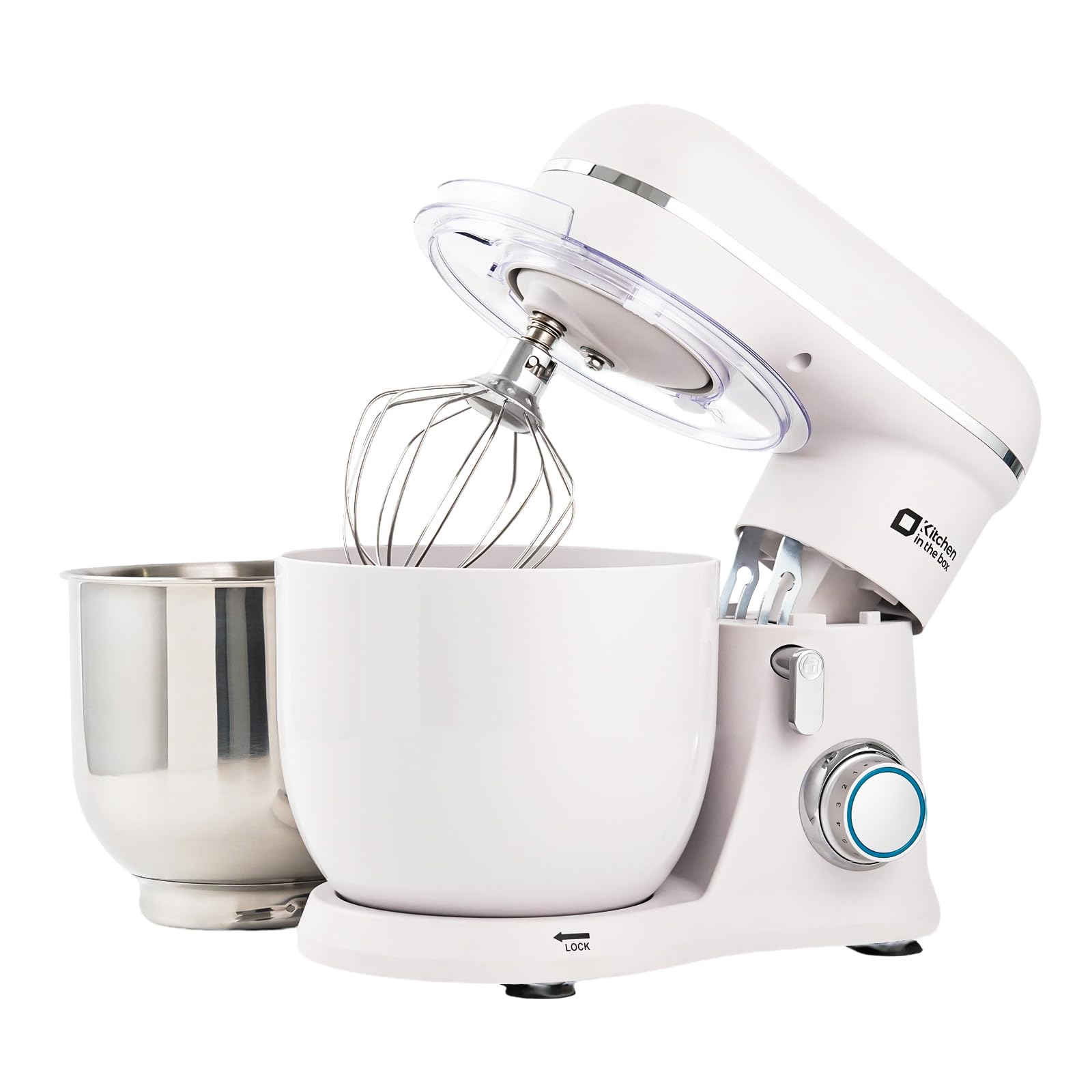 Amazon | Kitchen in the box スタンドミキサー 3.5L+3.5Lダブルボウル