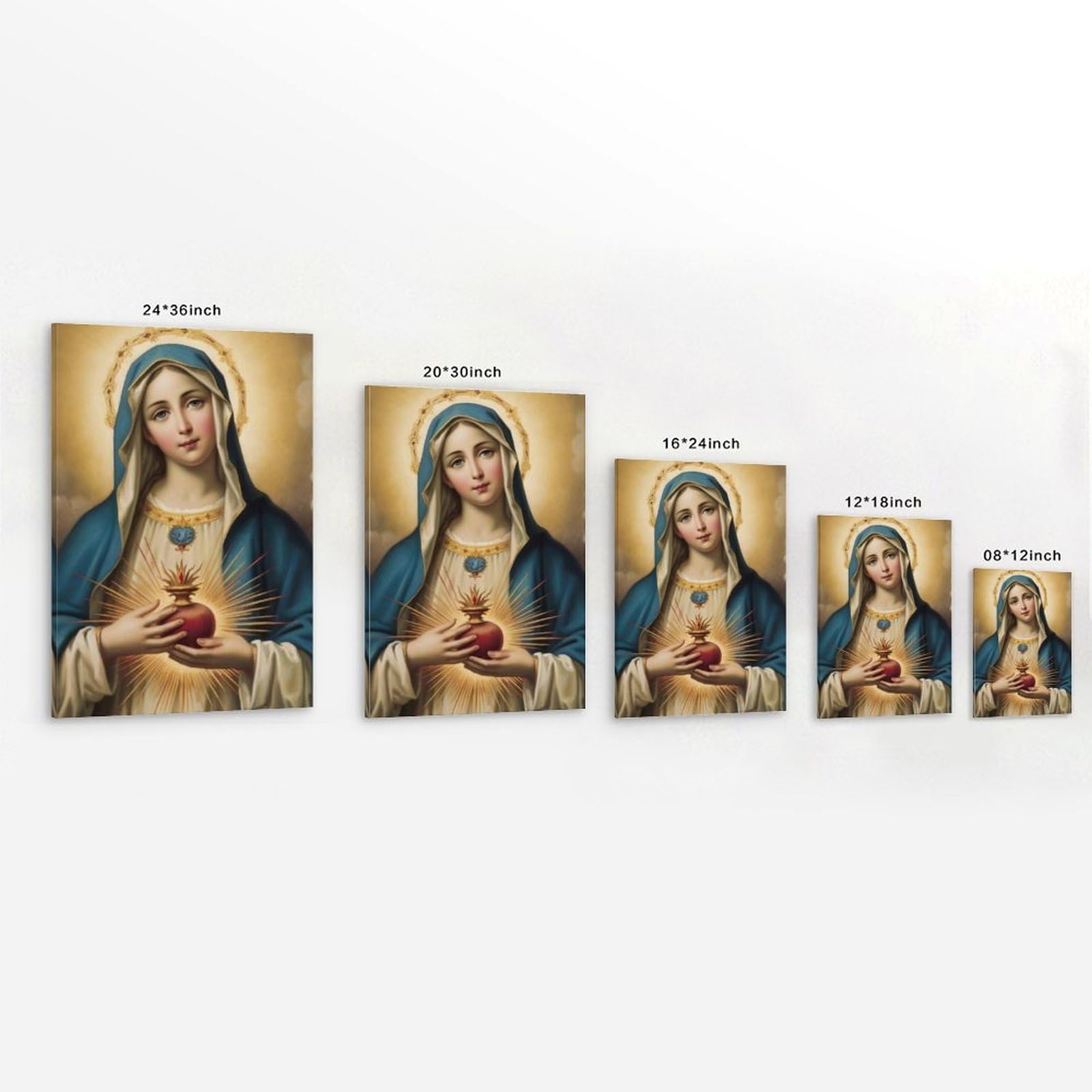 Amazon.com: BMWZX Virgin Mary Blessed Mother Immaculate Heart Of