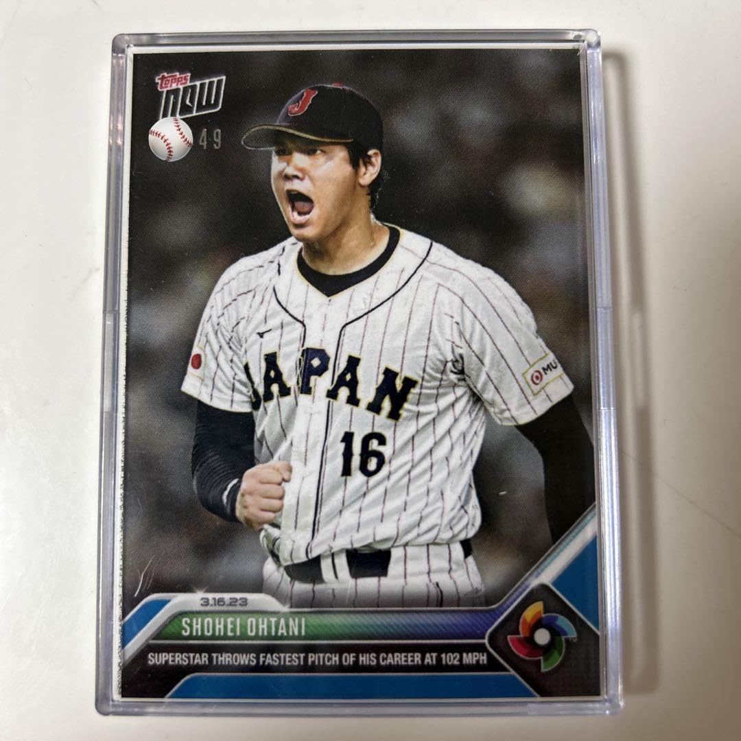 送料込 シリアル49枚限定 Topps Now 大谷翔平 パラレル topps now