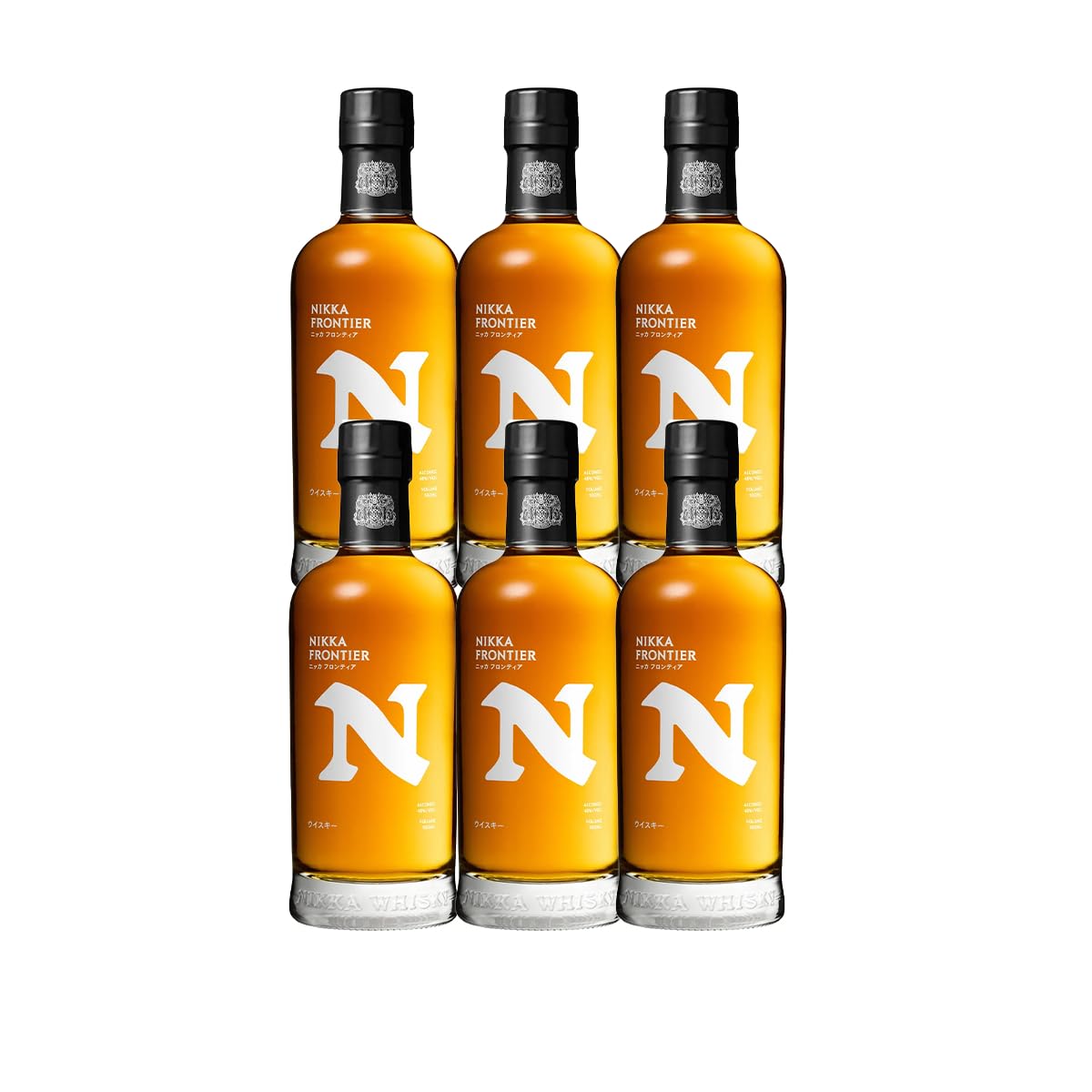 Amazon.co.jp: 【6本セット】ニッカ フロンティア 500ml 48% アサヒ