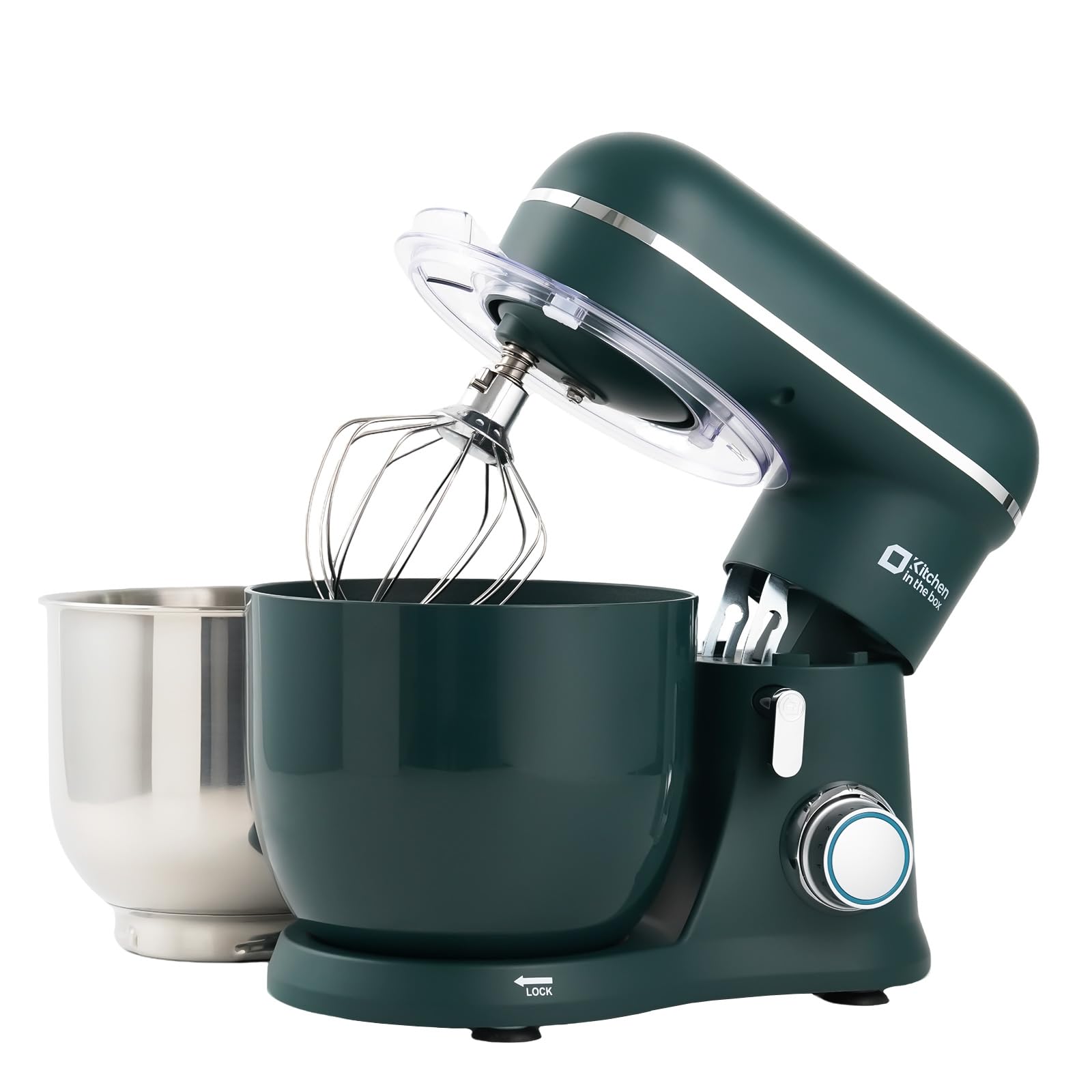 Amazon | Kitchen in the box スタンドミキサー 3.5L+3.5Lダブルボウル