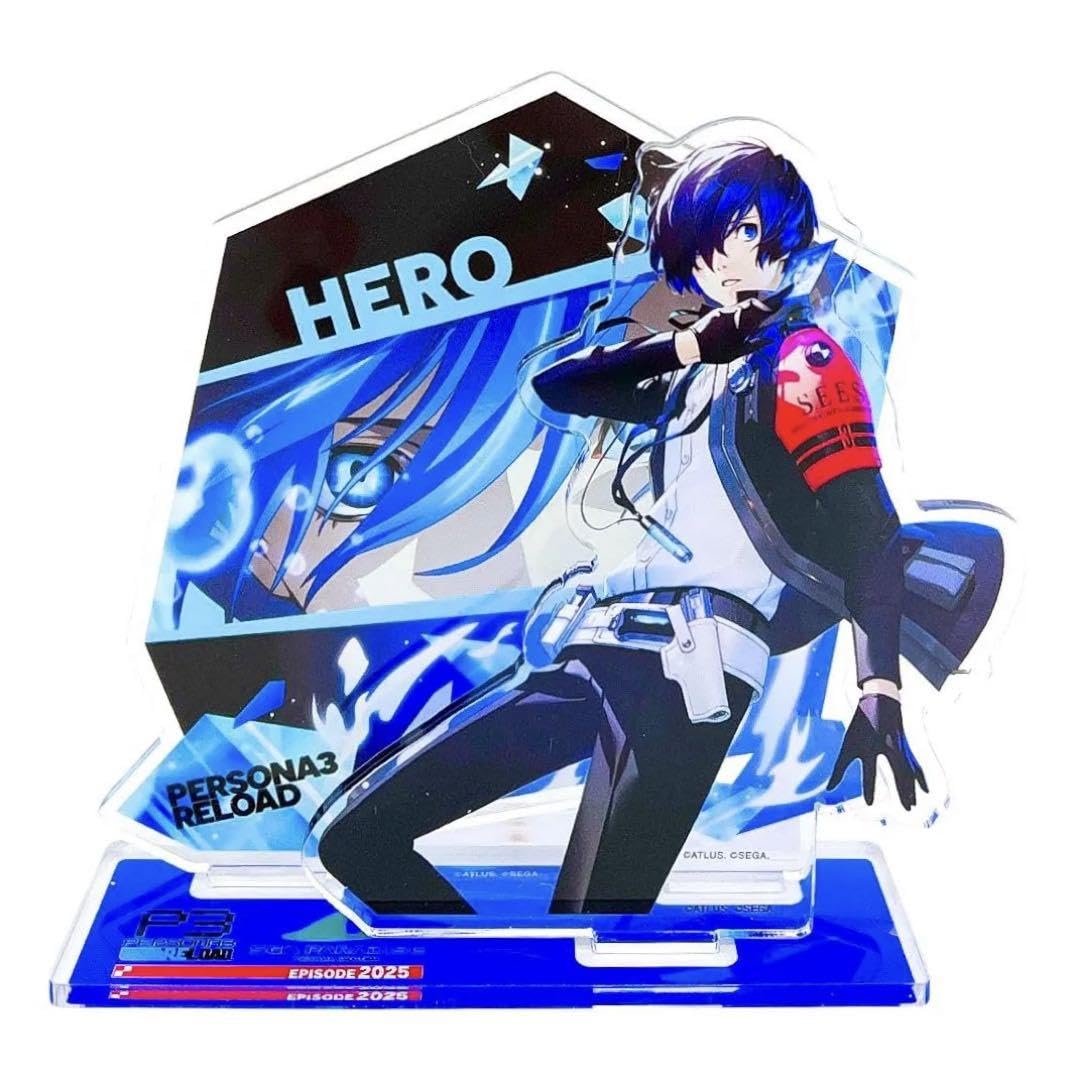 ペルソナ ペルソナ3 25周年 アクリル時計 主人公 結城理 ペルソナ