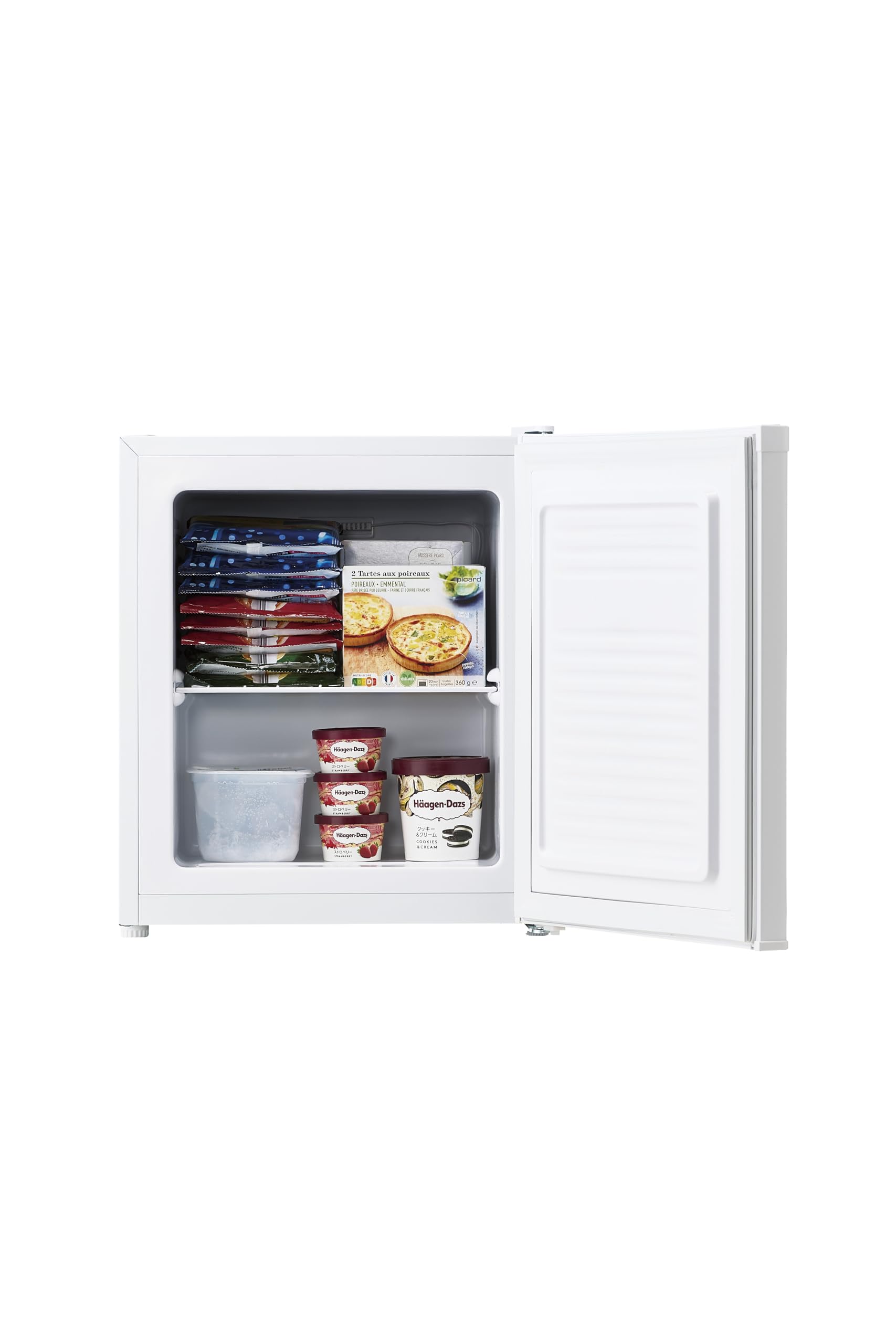 Amazon | ハイアール(Haier) 33L 前開き式 小型冷凍庫 JF-NU33A(W