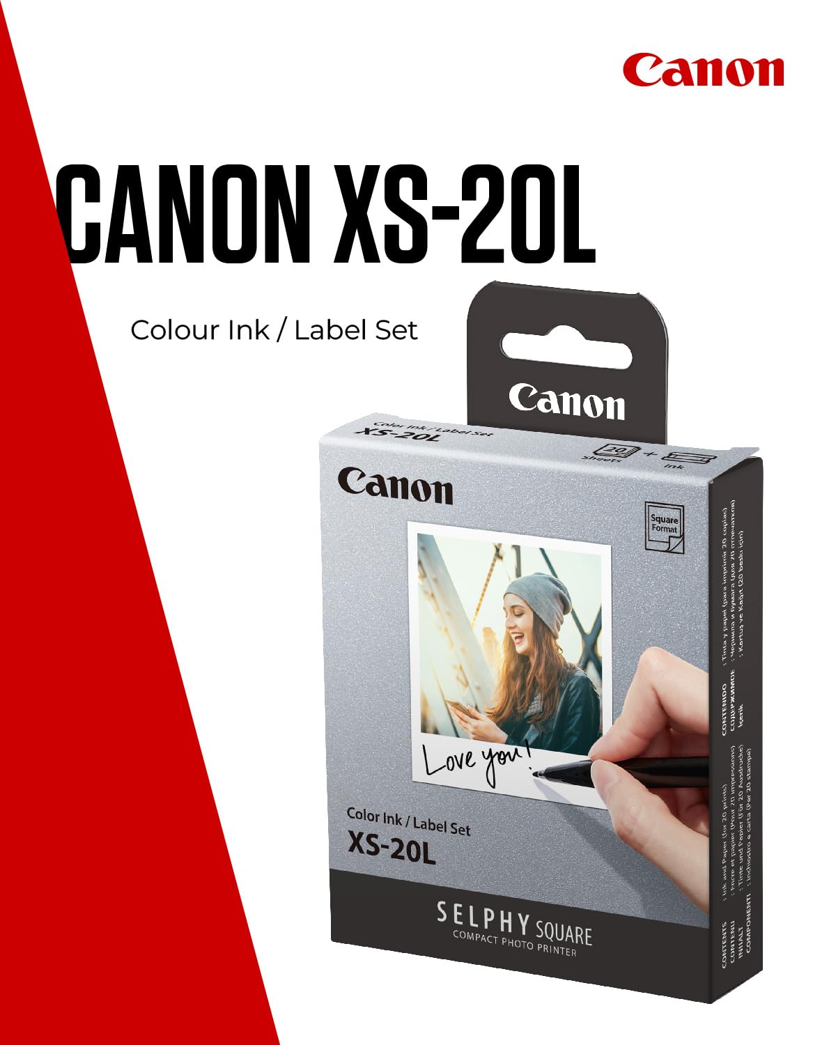 Amazon.co.jp: Canon 純正インク+用紙セット セルフィースクエアQX10