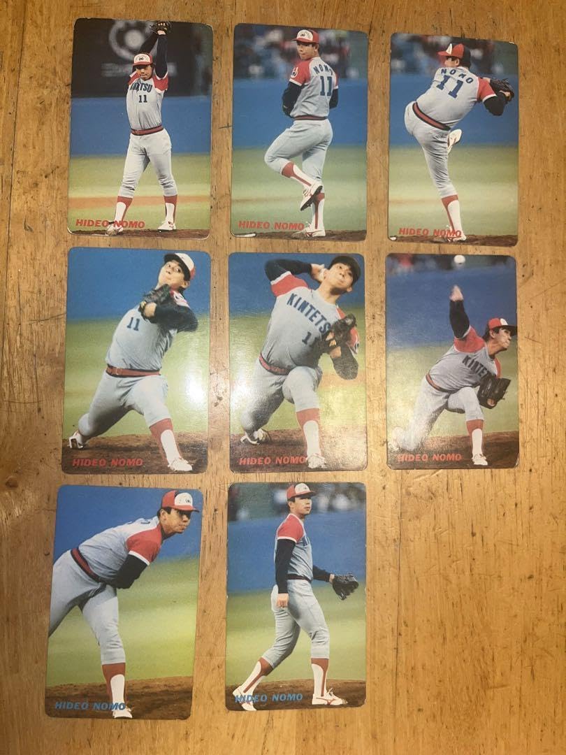 レア！ 野茂英雄 8枚セット カルビー プロ野球チップス カード 1991