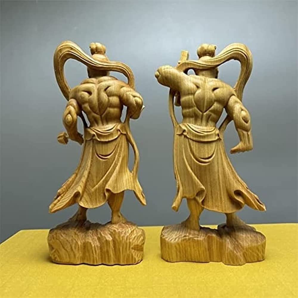 阿吽像 仁王像 2体セット 金剛力士像 仏像 骨董品 インテリア A140