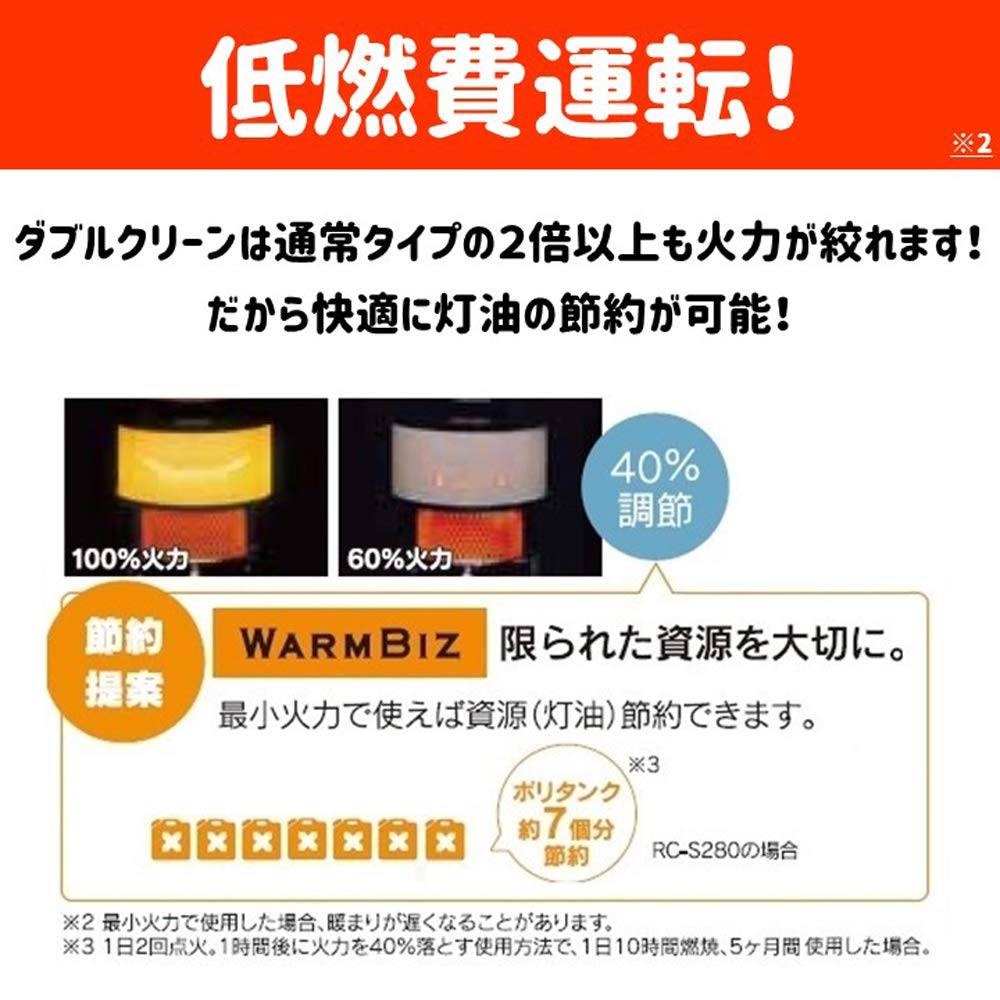 Amazon | トヨトミ 石油ストーブ ダブルクリーン (木造7畳まで