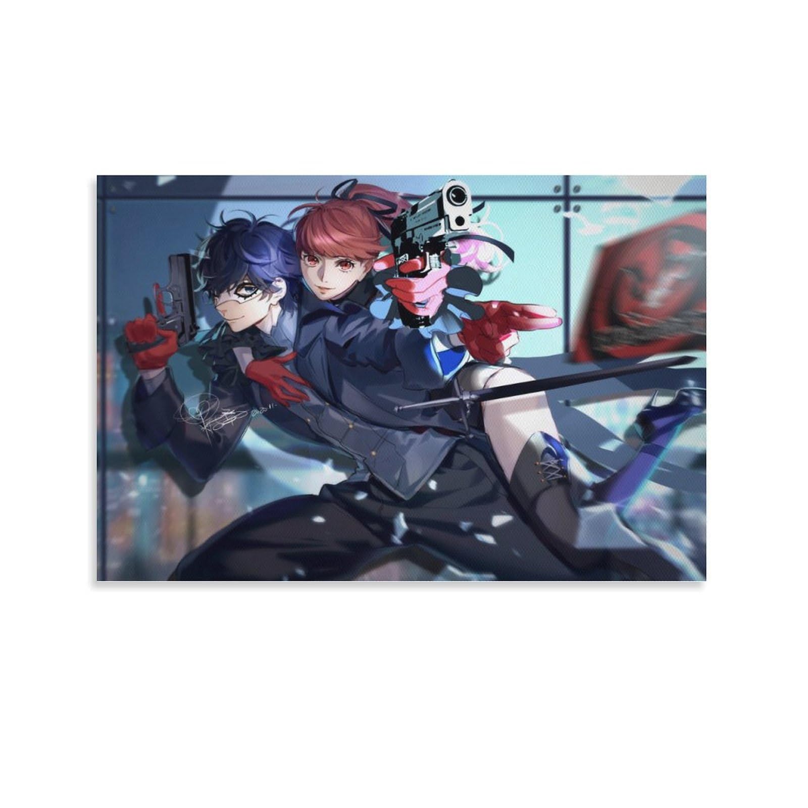 ペルソナ5 ザ・ロイヤル 特大布ポスター 主人公 雨宮蓮 ジョーカー