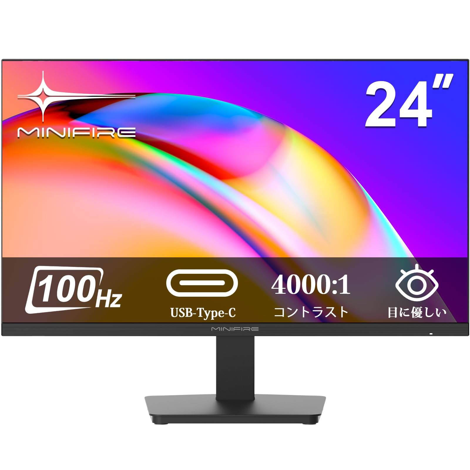 Amazon.co.jp: Minifire 24インチ モニター PC ディスプレイ フルHD