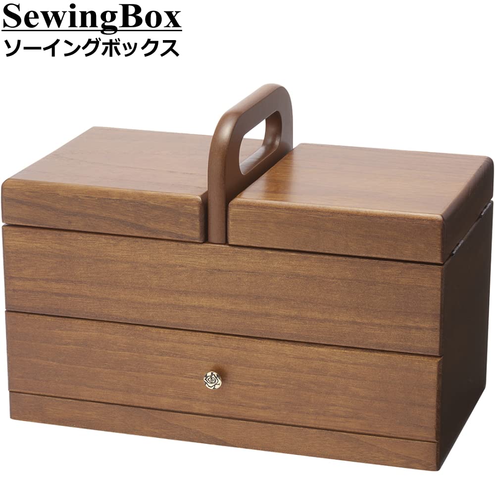 フェアリーキティ 妖精 木製 ソーイングボックス 裁縫箱 グリーン