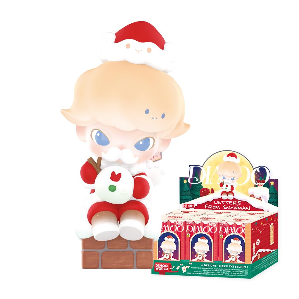 Amazon.co.jp: POP MART DIMOO Letters from Snowman Series【1ピース