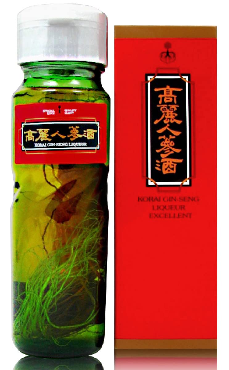Amazon.co.jp: 高麗人参酒（エクセレント・4年新物人参入・酒720ml+
