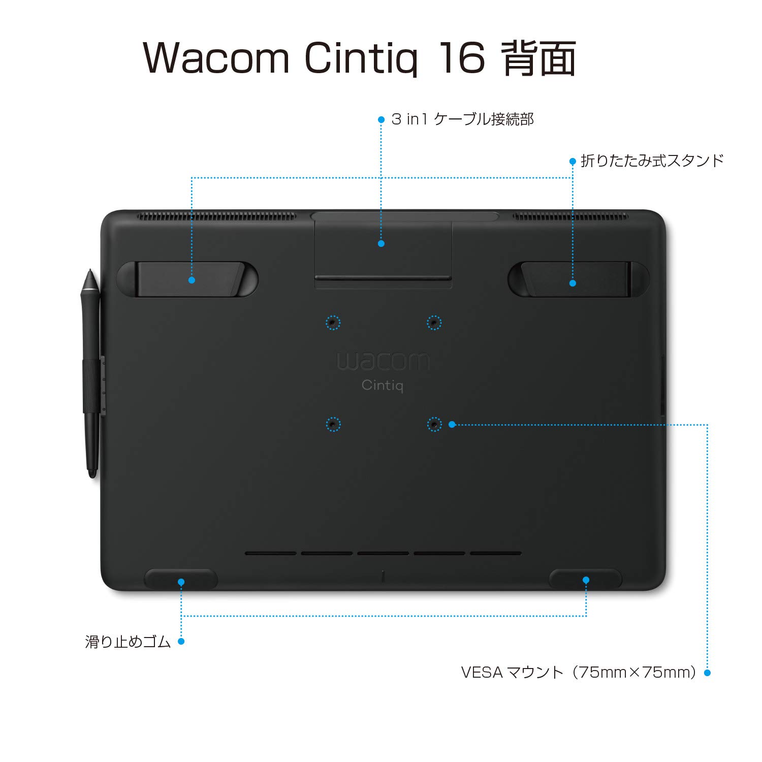 別売りスタンド付】Wacom Cintiq 16 動作確認済 楽な姿勢で絵を描ける