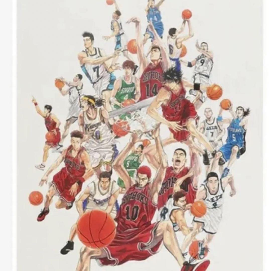 スラムダンクポスターA1サイズ額縁付きslam dunk バスケット
