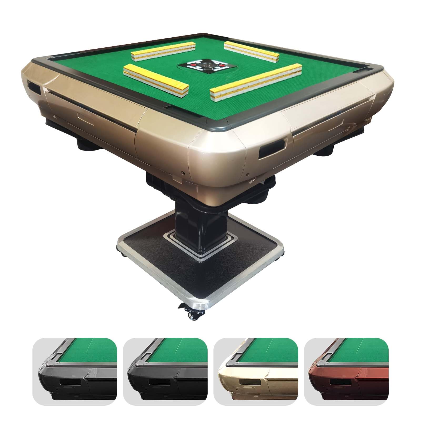 全自動麻雀卓 静音 [3人打ち対応機種] ハーフレッグ（牌28mm：ゴールド