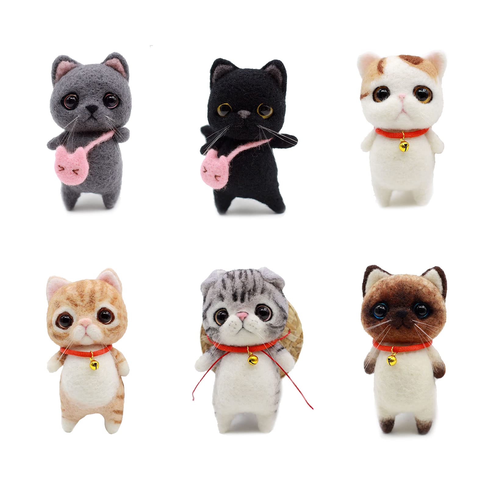 羊毛フェルト 猫 ［ニャンともページ］ Amazon.co.jp: やのまん