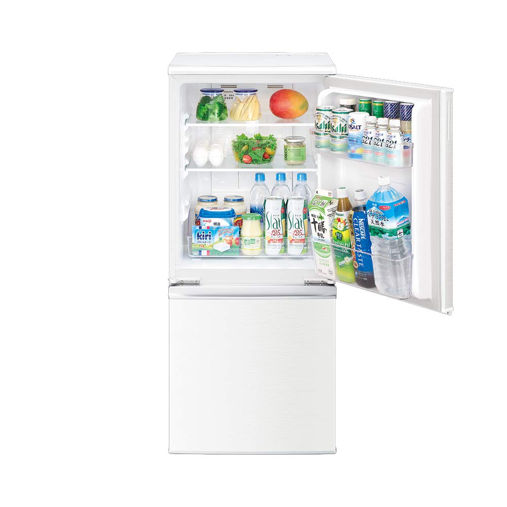 冷蔵庫 SHARP シャープ SJ-D14D-S 2018年製 2D 137L シルバー 中古品