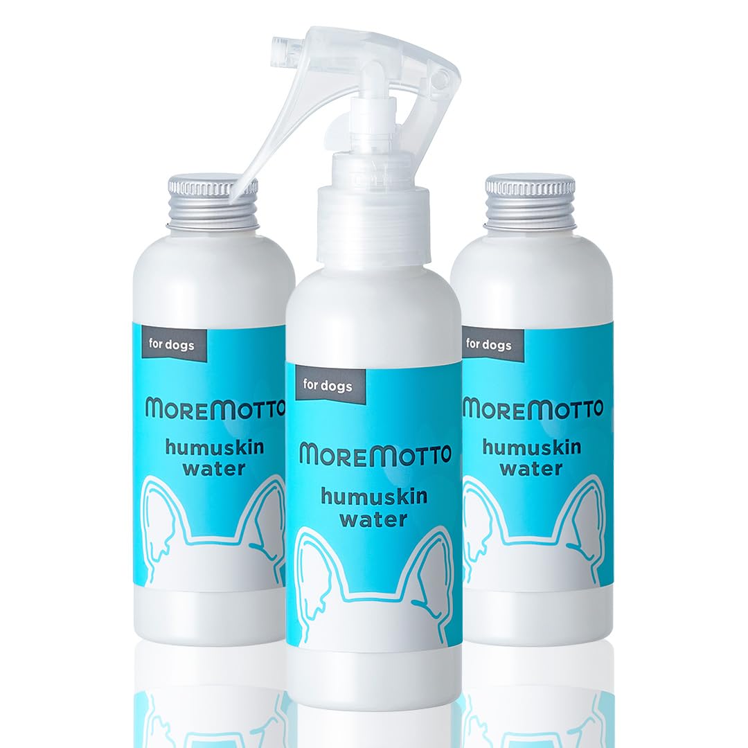MOREMOTTO humuskin water 3本セット スプレーヘッド付