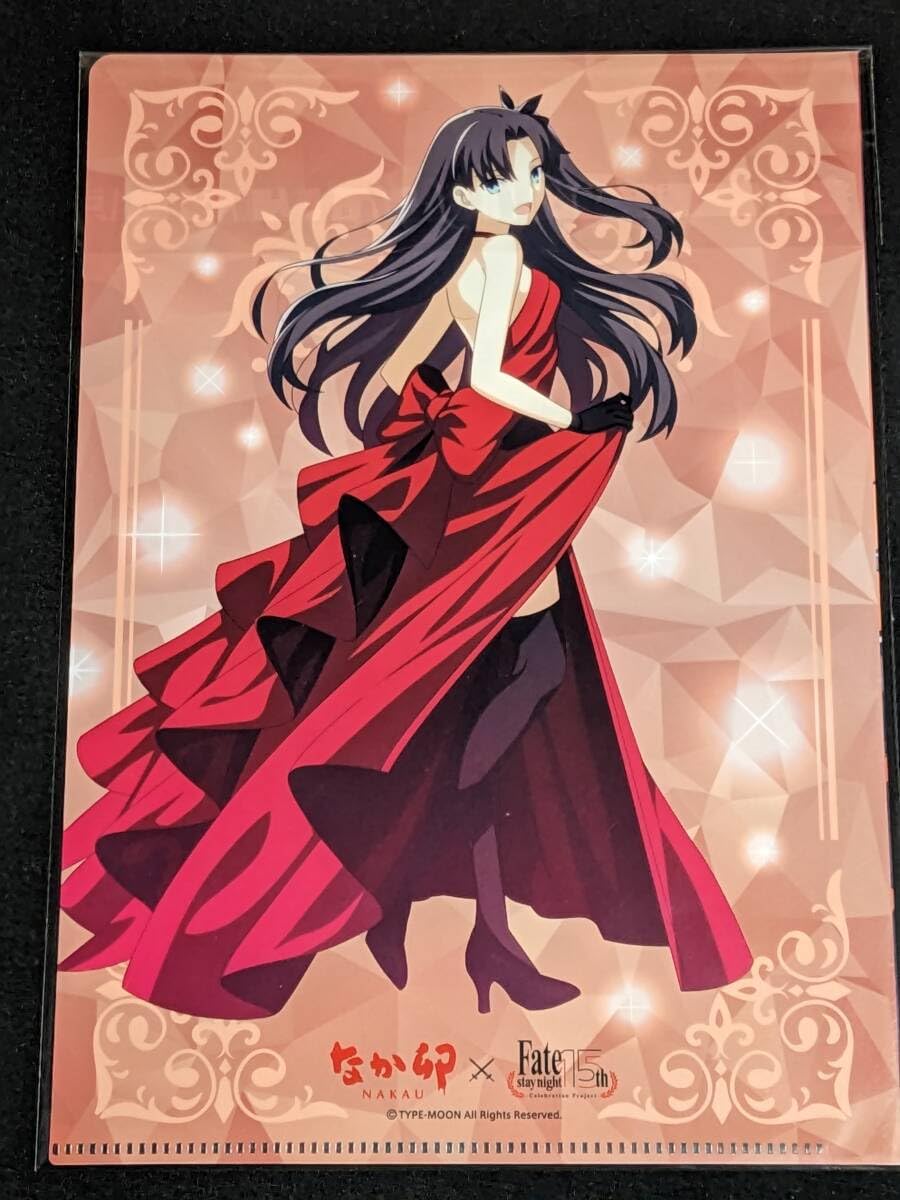 Fate ufotable 京まふ 着物 遠坂凛 クリアファイル Fate ufotable 京ま