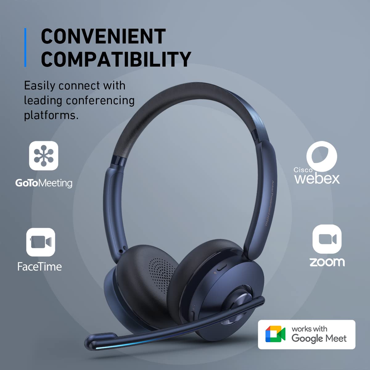 Amazon.com: Anker PowerConf H700, Bluetooth Headset with
