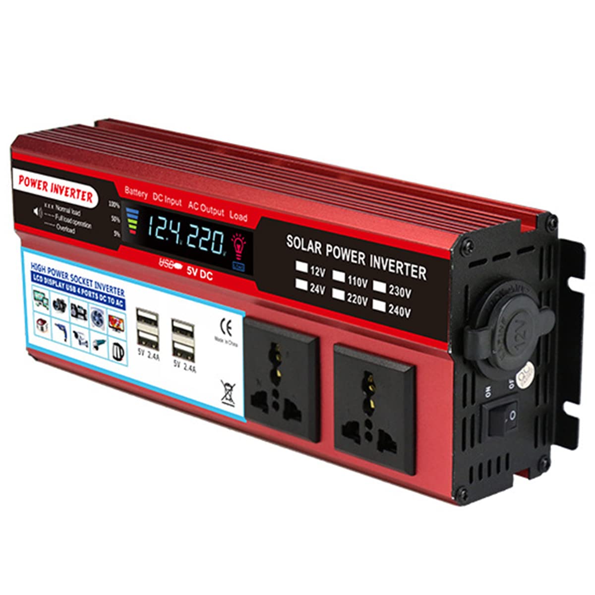 Amazon.co.jp: 正弦波インバーター 1500W 12V 100V 瞬間最大3000W