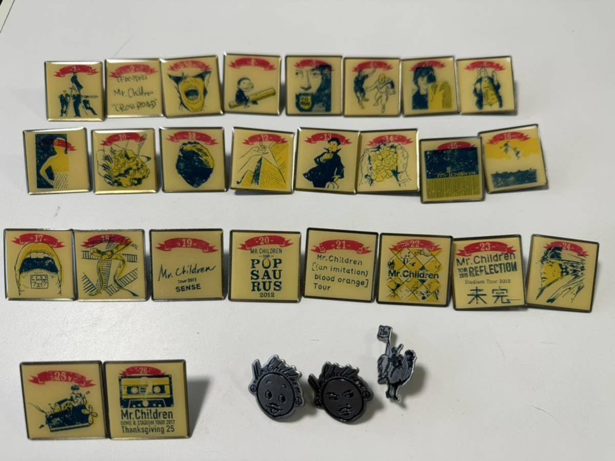 レア】Mr.Children 25周年ツアー 会場限定ピンバッジ