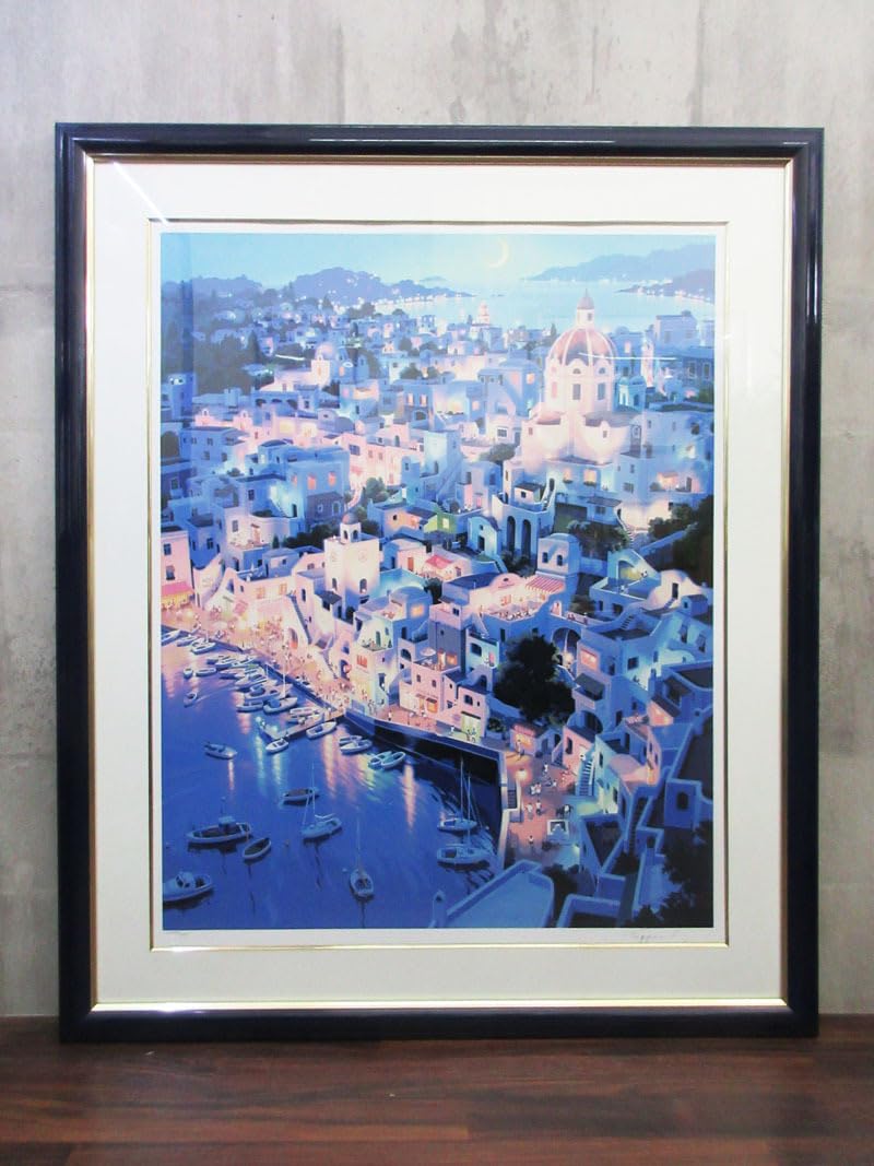 笹倉鉄平 散歩の時間に ジクレー 直筆サイン右下 裏面も綺麗 笹倉鉄平