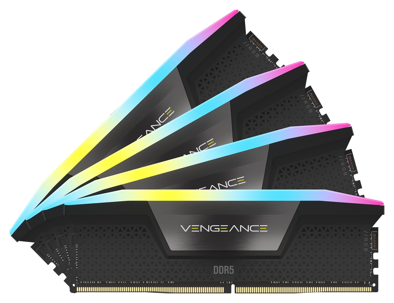 CORSAIR Vengeance RGB DDR5 RAM 128GB (4x32GB) 5600MHz CL40 Intel