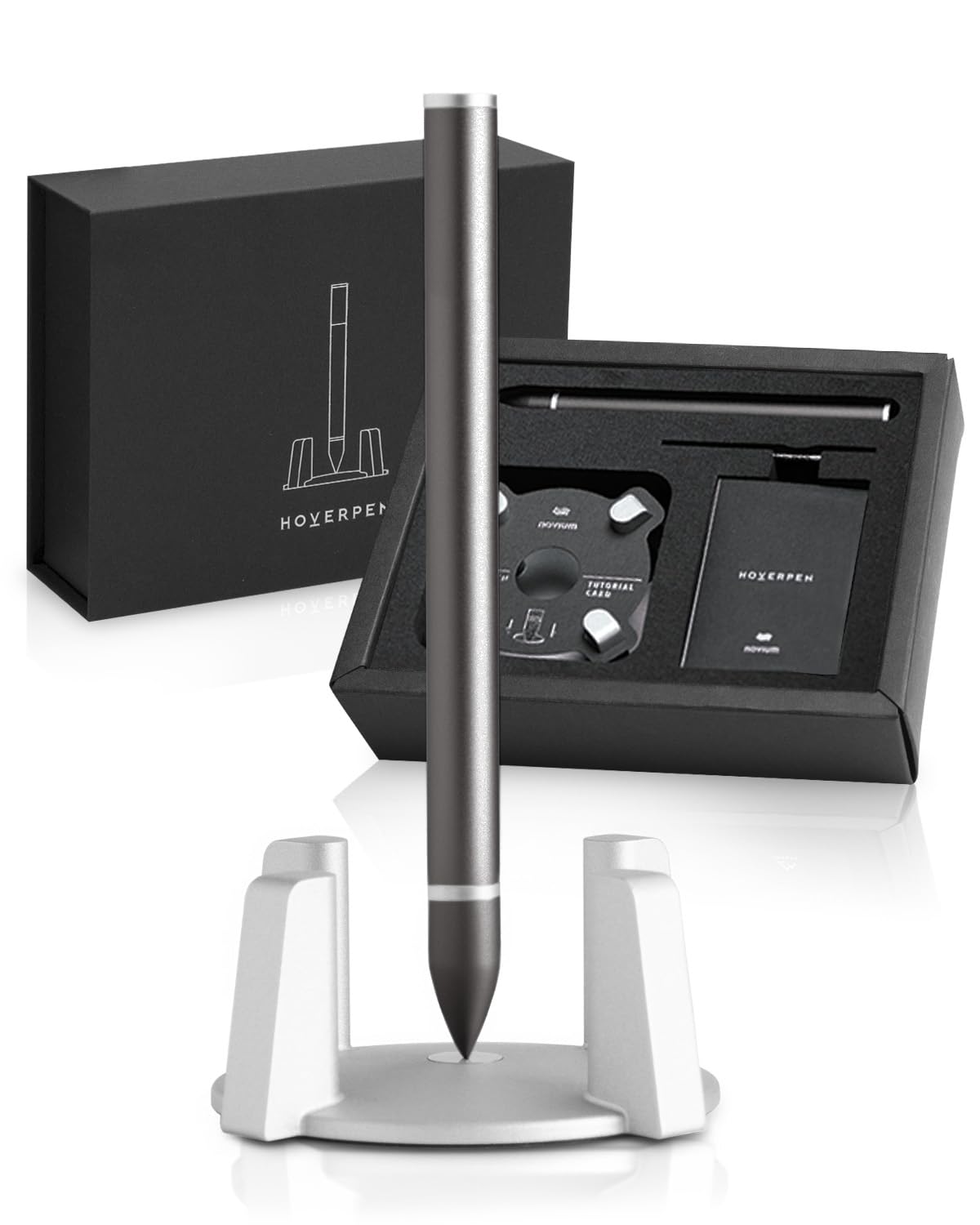 Amazon | novium Hoverpen Classic ダークグレイ ボールペン ギフト