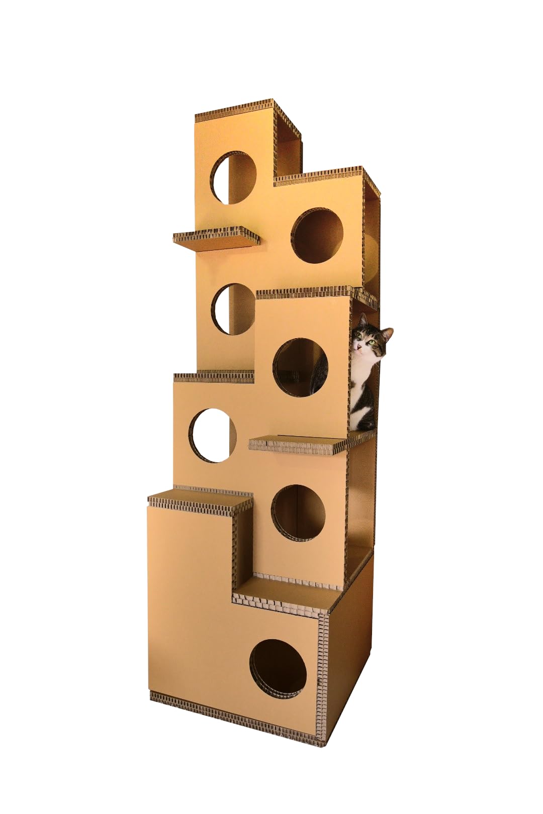 美品特価‼︎】 東濃コアー にゃんぐるタワー (日本製ダンボール